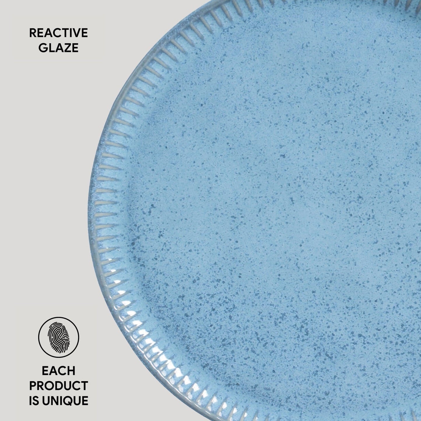 Deep Rim Plate Set of 4