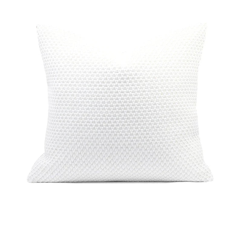 Tan Leather Strap Pillow