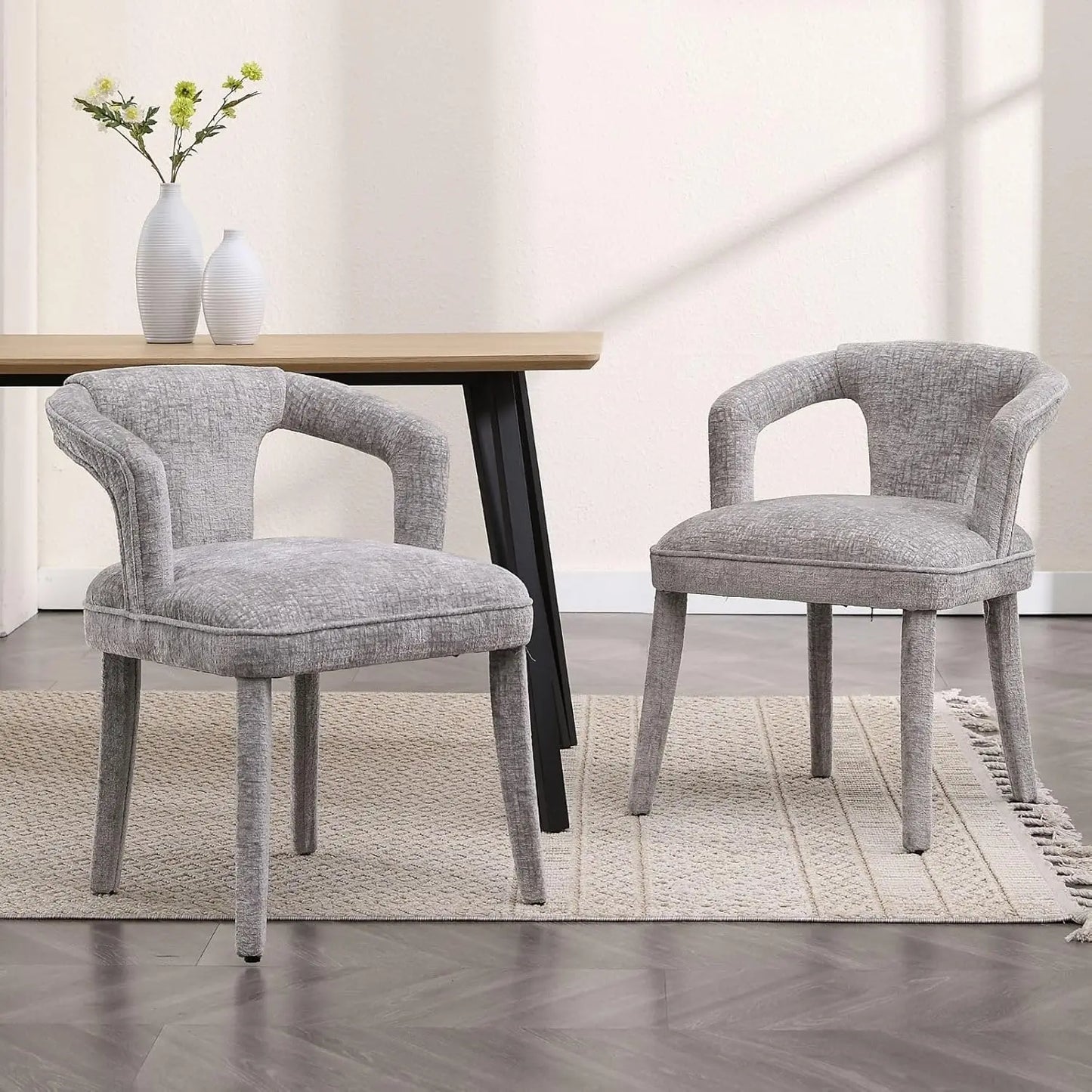 Velvet Desiree Dining Chairs (Set of 2) - 3 Colors