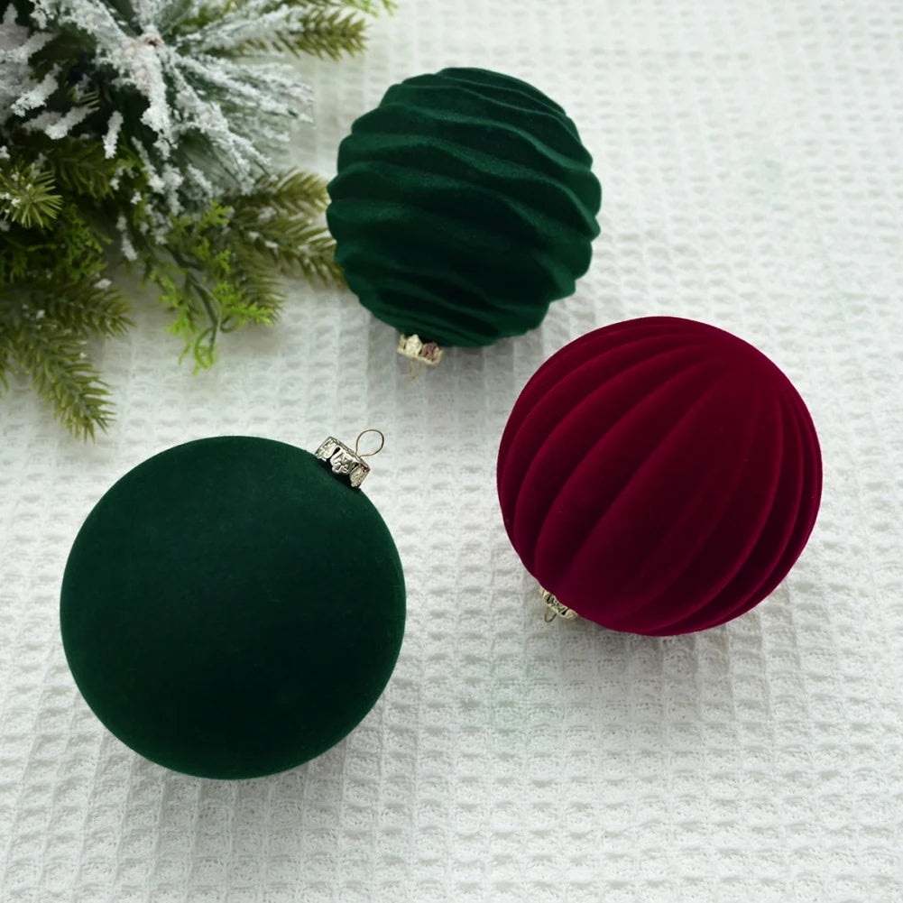 Modern Plush Ornaments (12 pcs)