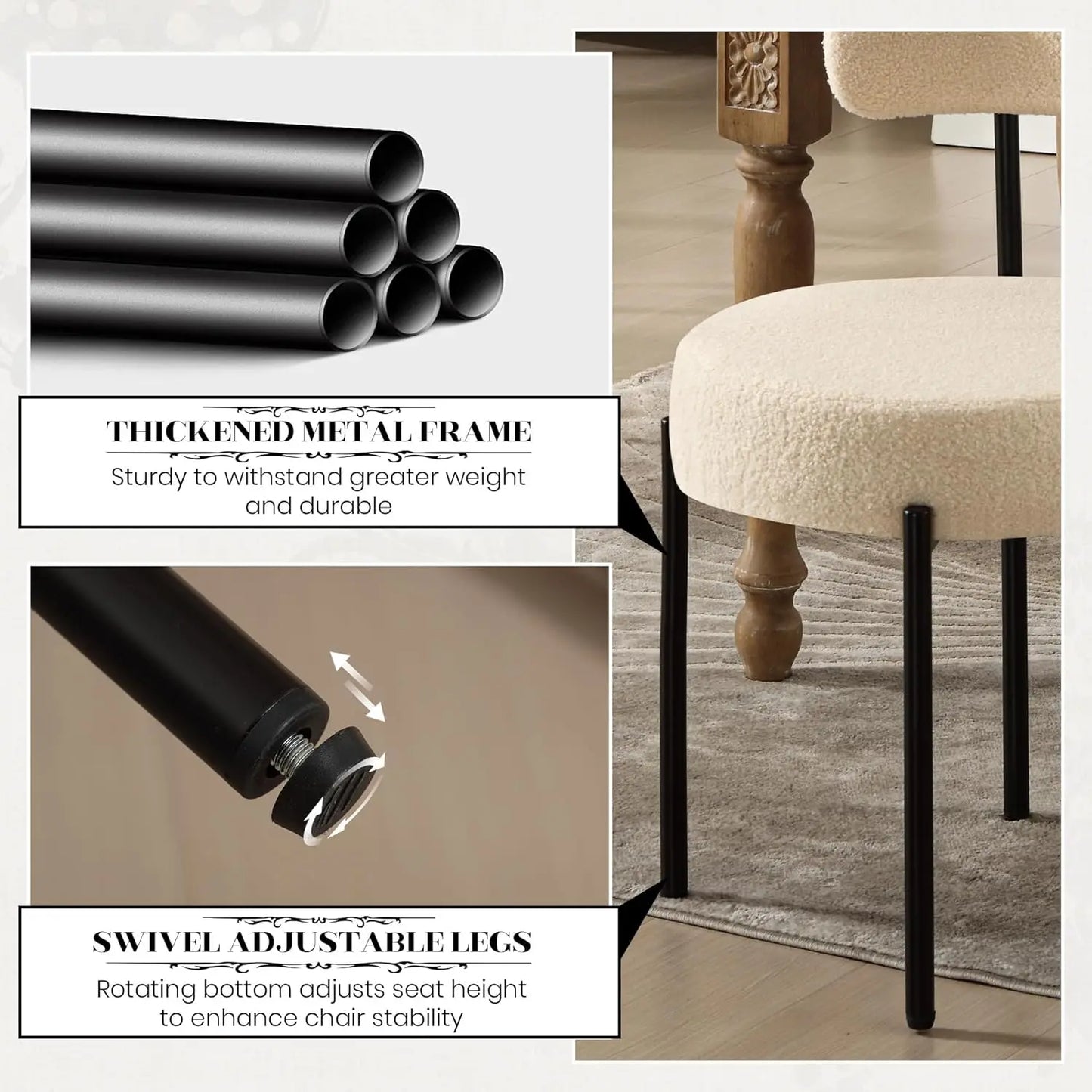 Kay Dining Chairs (Set of 4) - 5 Colors