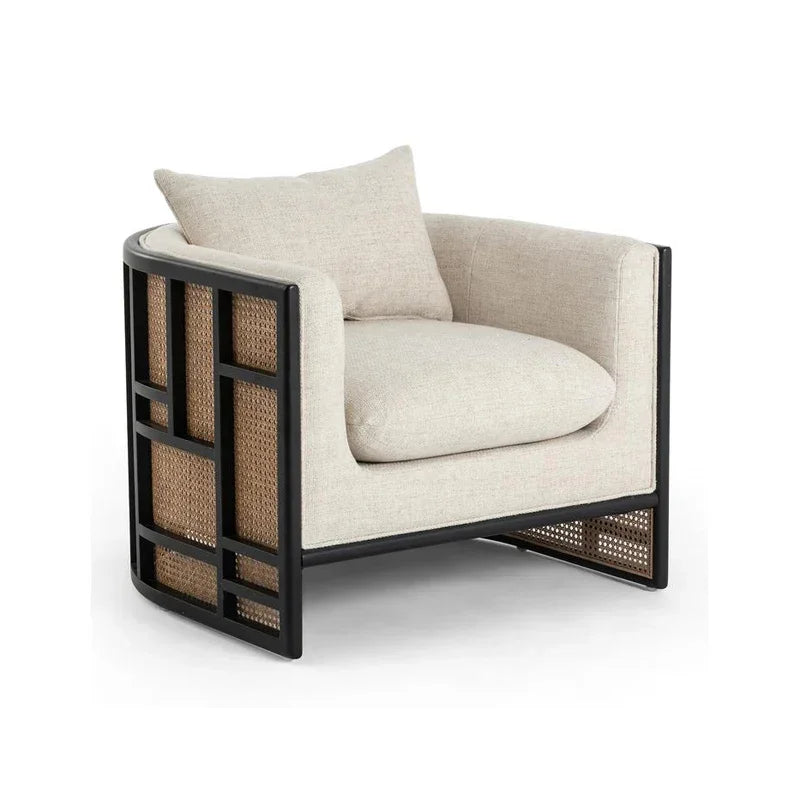 Rattan Woven Accent Chair