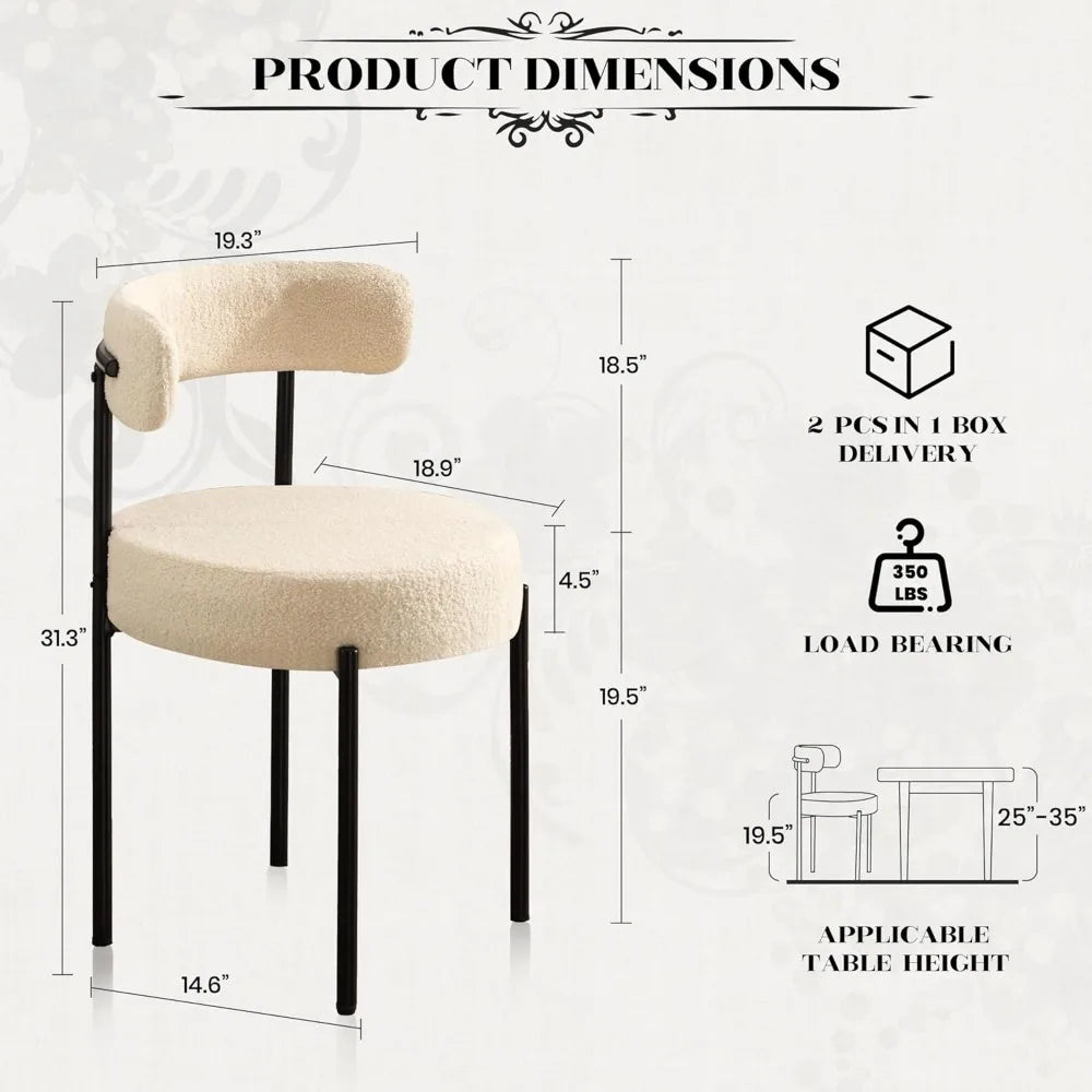 Kay Dining Chairs (Set of 4) - 5 Colors