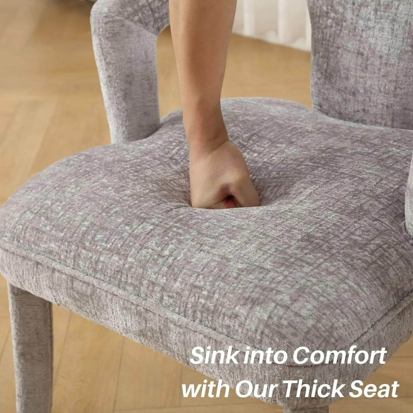 Velvet Desiree Dining Chairs (Set of 2) - 3 Colors