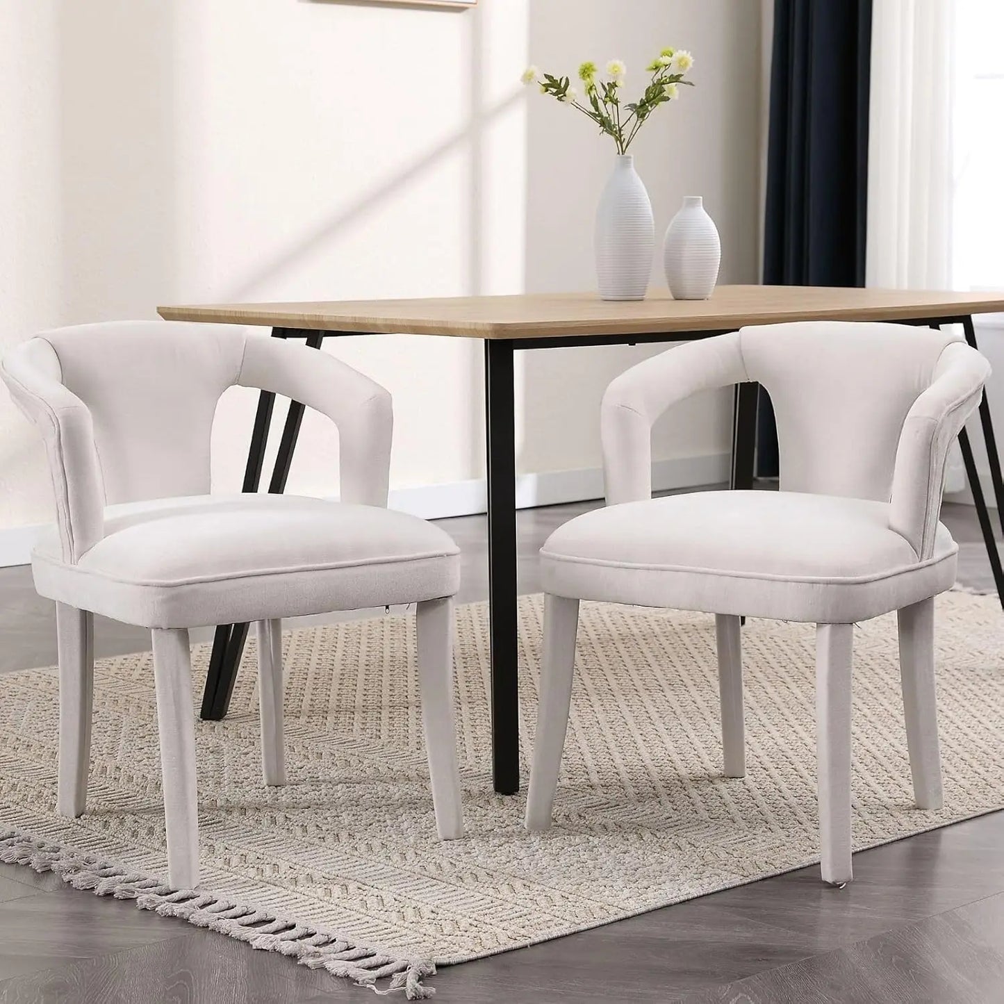 Velvet Desiree Dining Chairs (Set of 2) - 3 Colors