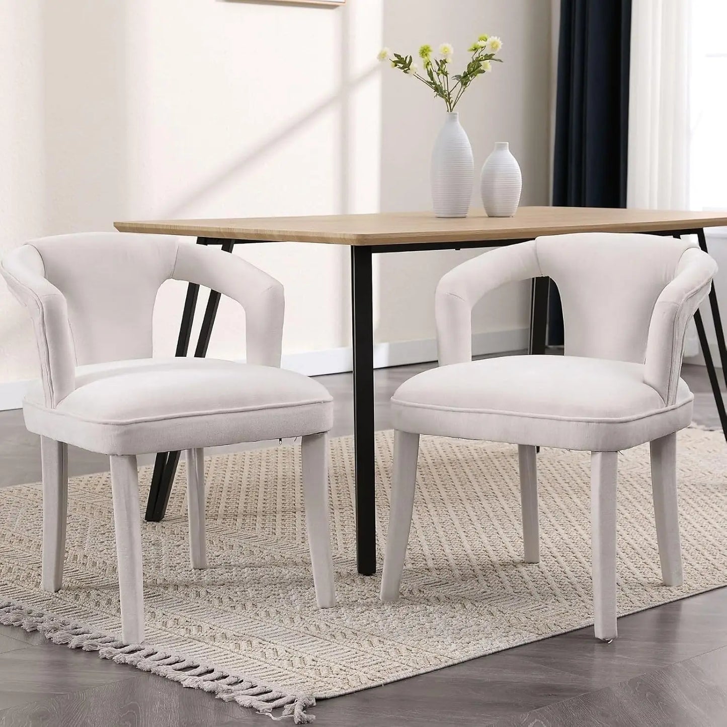 Velvet Desiree Dining Chairs (Set of 2) - 3 Colors