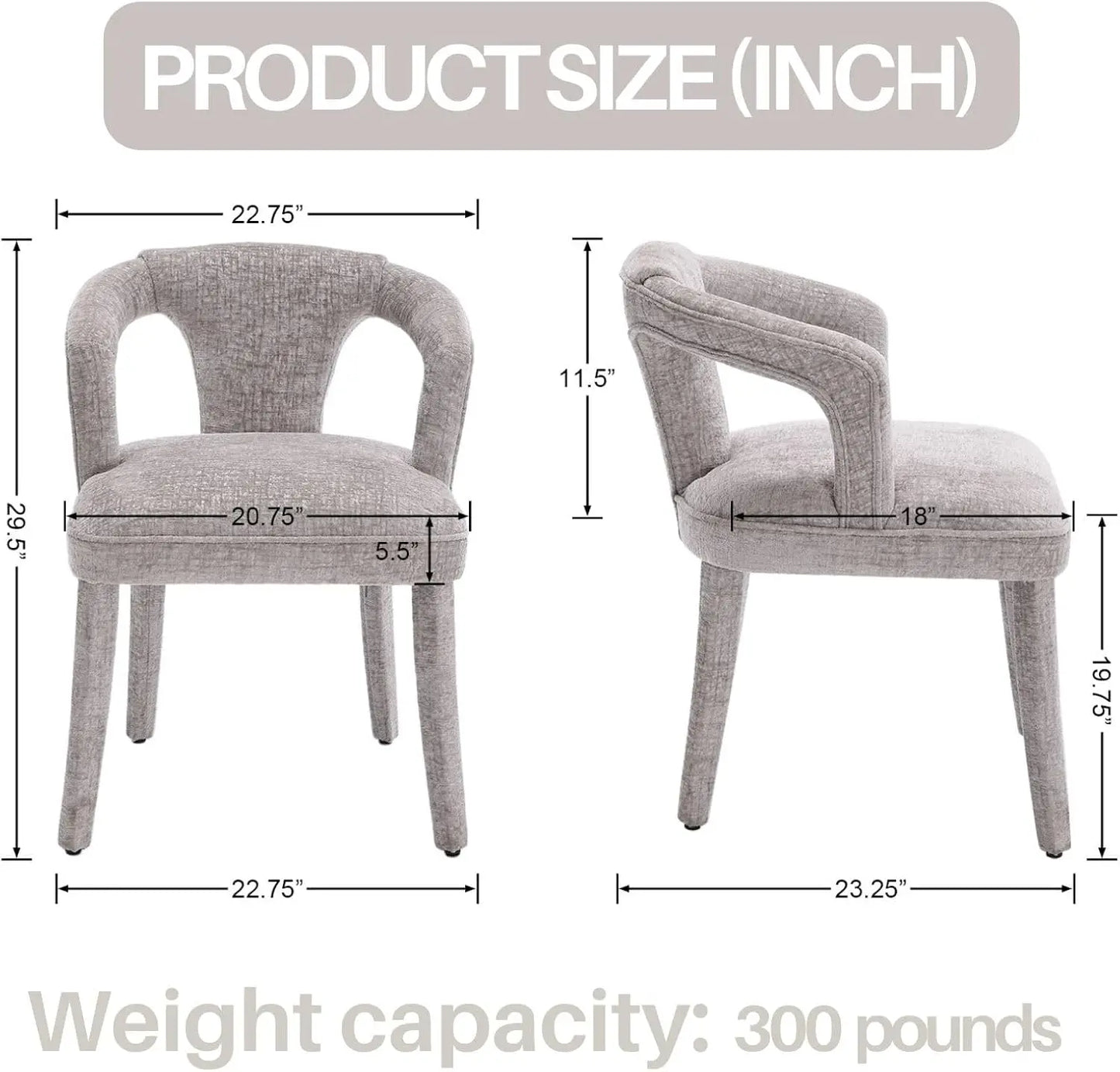 Velvet Desiree Dining Chairs (Set of 2) - 3 Colors