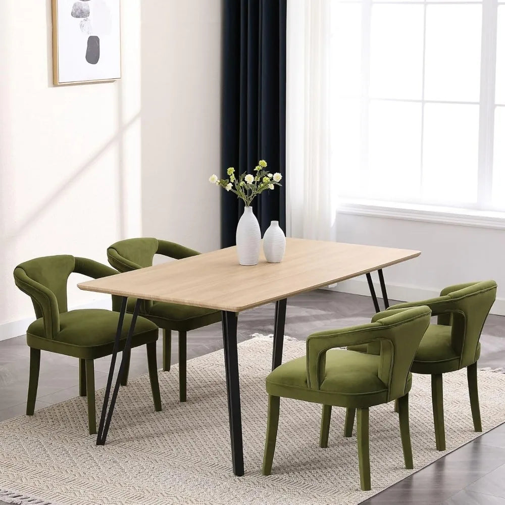 Velvet Desiree Dining Chairs (Set of 2) - 3 Colors