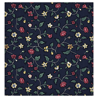 Blue Flower Duvet Organic Cover Set