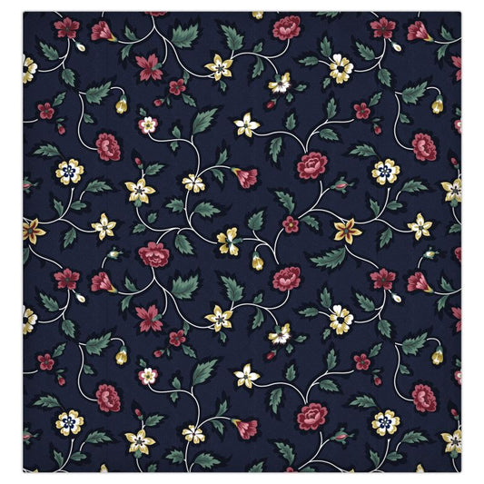 Blue Flower Duvet Organic Cover Set