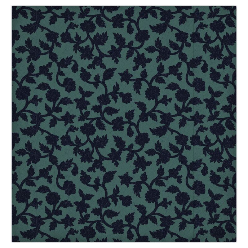 Blue Flower Duvet Organic Cover Set