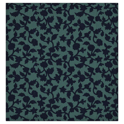 Blue Flower Duvet Organic Cover Set