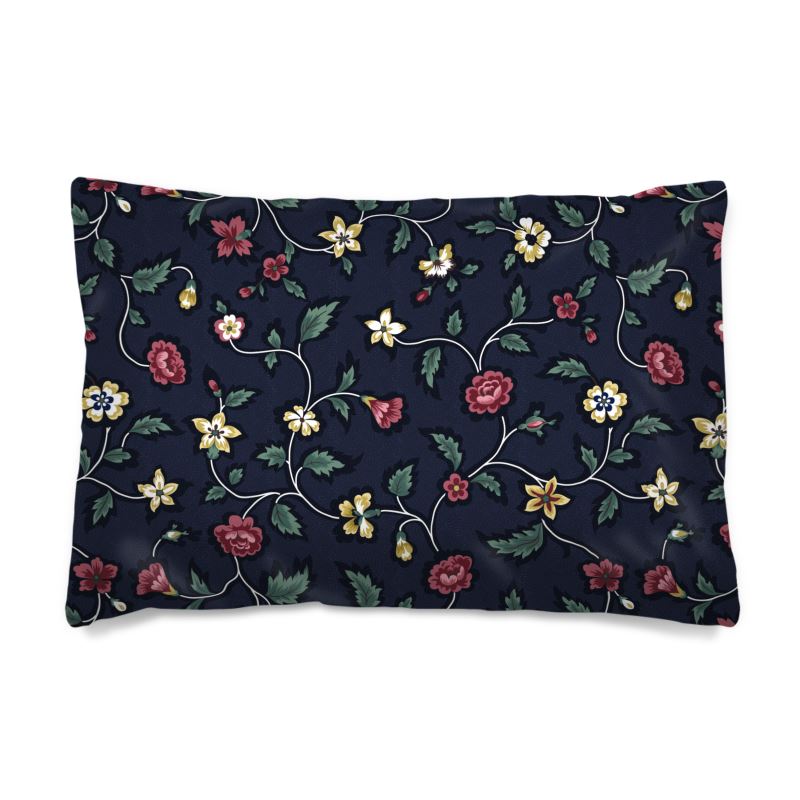 Blue Flower Duvet Organic Cover Set