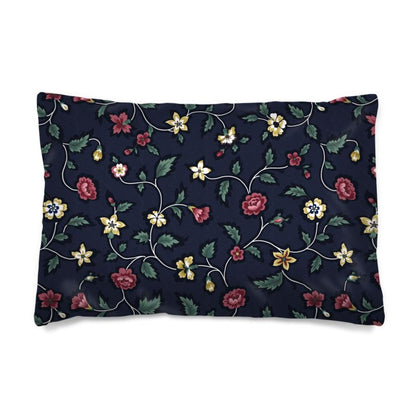 Blue Flower Duvet Organic Cover Set