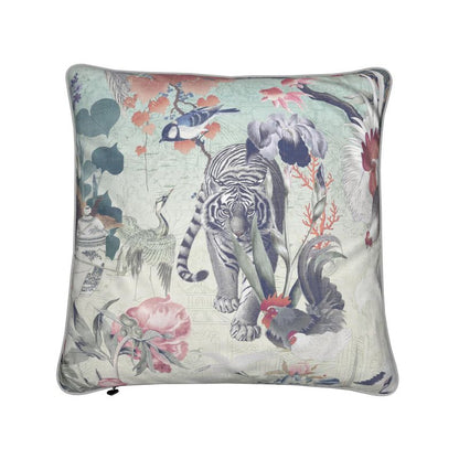 Joeun Bloom Accent Pillow w/ piping