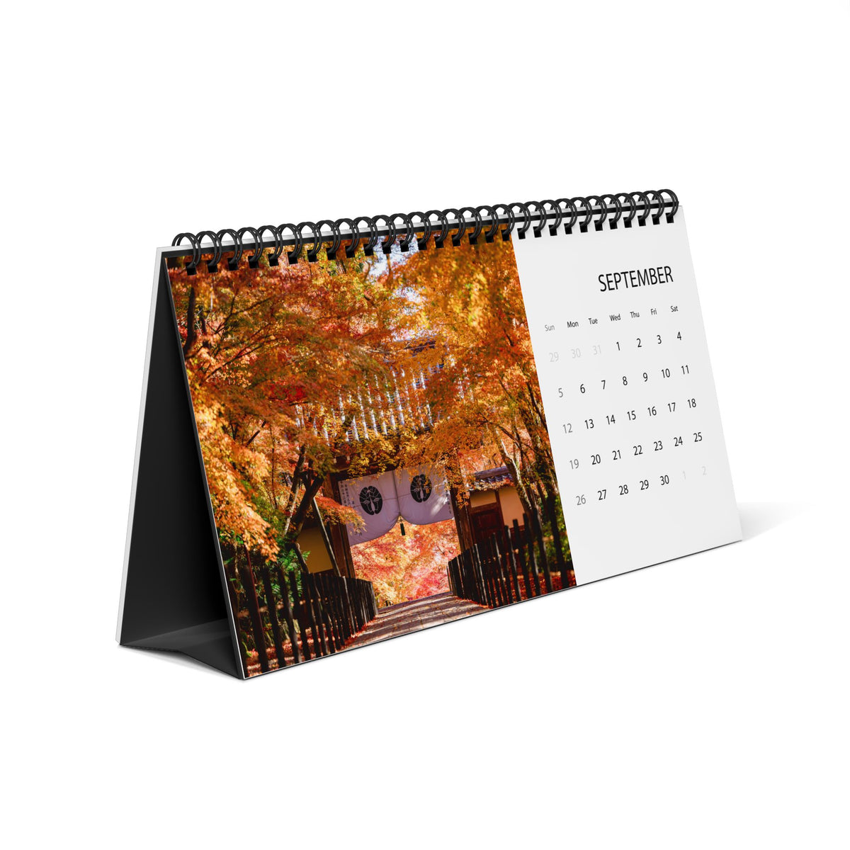 "The Year of Travels" by Heritage in Lieu, 2027 Desktop Calendar