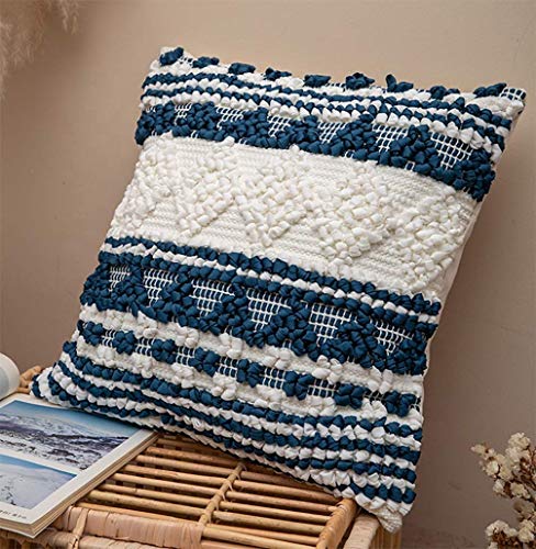 Handmade Geometric Cotton Throw Pillow Cover