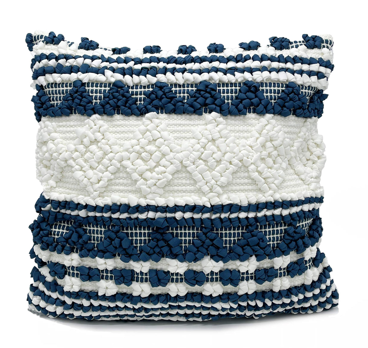 Handmade Geometric Cotton Throw Pillow Cover