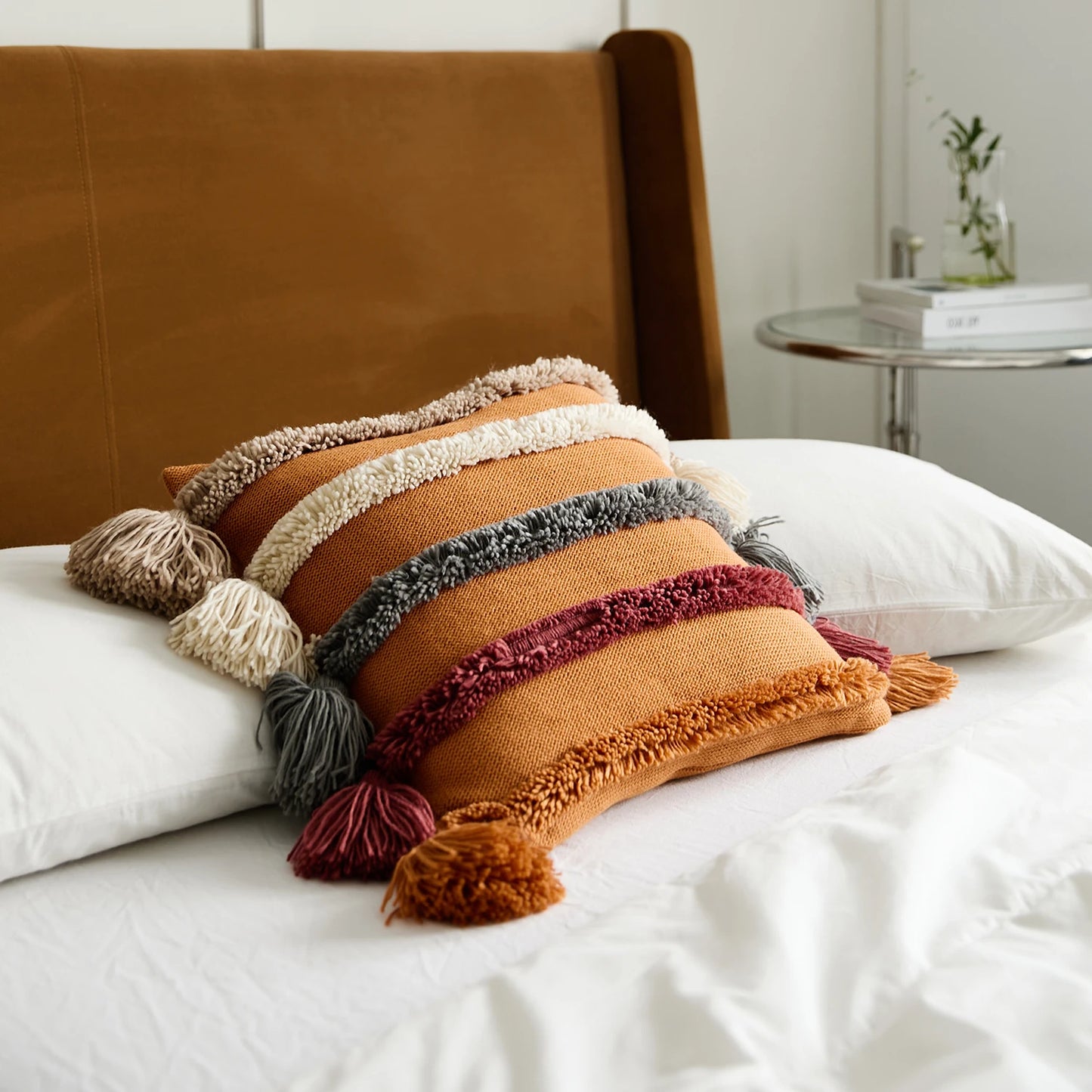 Bohemian Tassel Pillow Covers