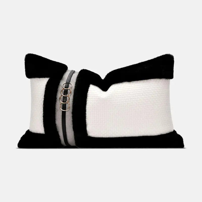 Decorative Fur Lumbar Pillows