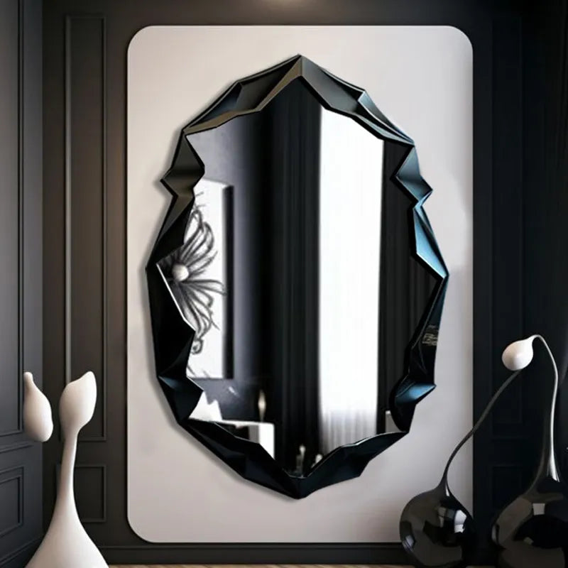 Irregular Oval Mirror