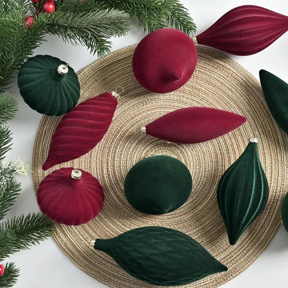 Velvet Flocked Ornaments