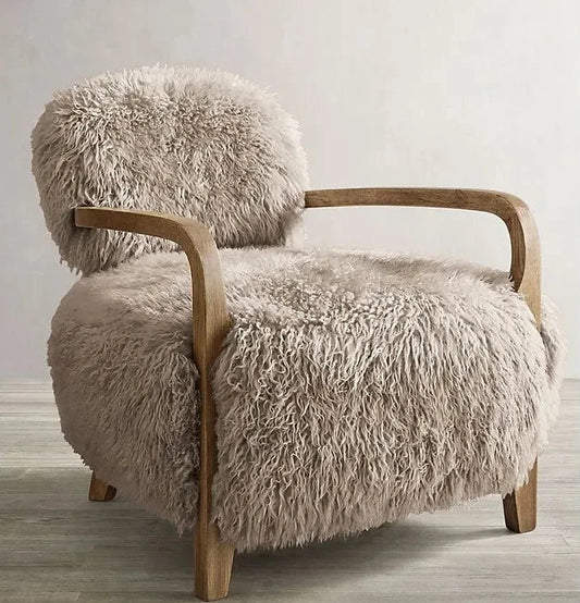 Everest Fur Accent Chair